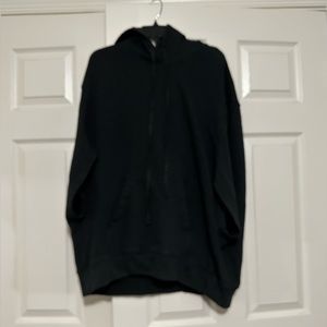 Raquel Allegra Black Short Sleeved Hoodie Small S